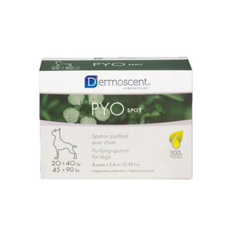 Pyospot pipetas para piel con pioderma en perros 20-40kg