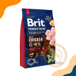 BRIT PREMIUM BY NATURE ADULT LARGE 15 KG