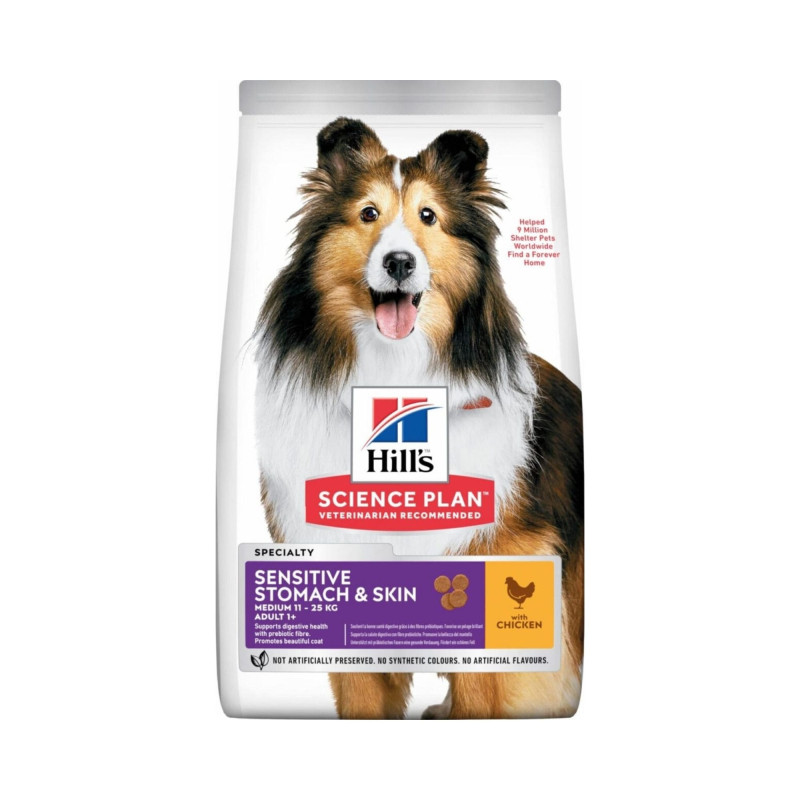 Hills Science Diet Canine Adult Sensitive Stomach & Skin alimento seco para perros