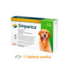 Simparica comprimido antipulgas garrapatas para perros 20-40kg