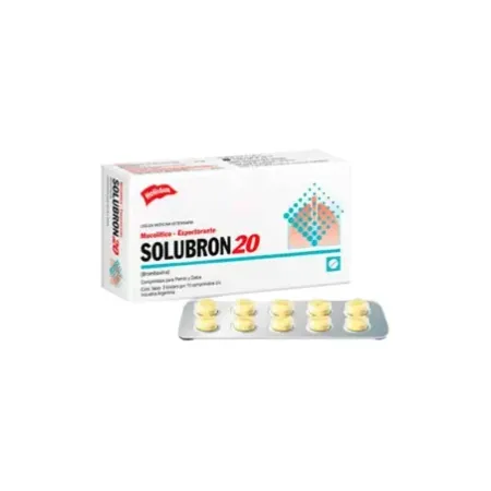 Solubron mucolítico expectorante para perros y gatos