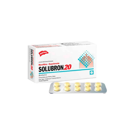 Solubron mucolítico expectorante para perros y gatos
