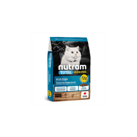 Nutram Total Grain-Free alimento seco de salmón y trucha para gatos