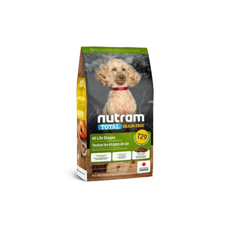 Nutram Total Grain-Free Allergy Lamb alimento seco hipoalergénico de cordero para perros