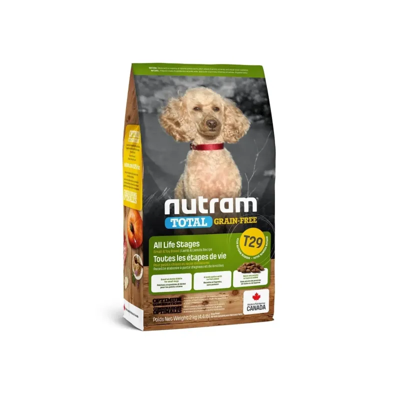 Nutram Total Grain-Free Allergy Lamb alimento seco hipoalergénico de cordero para perros