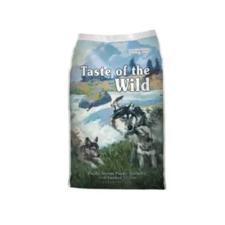 Taste of the Wild Pacific Stream alimento seco sin cereales para cachorros