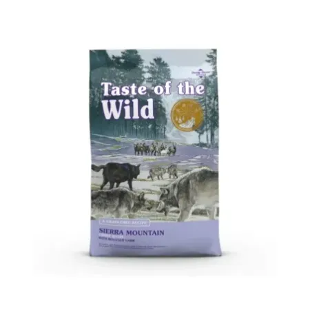 Taste of the Wild Sierra Mountain alimento seco sin cereales para perros
