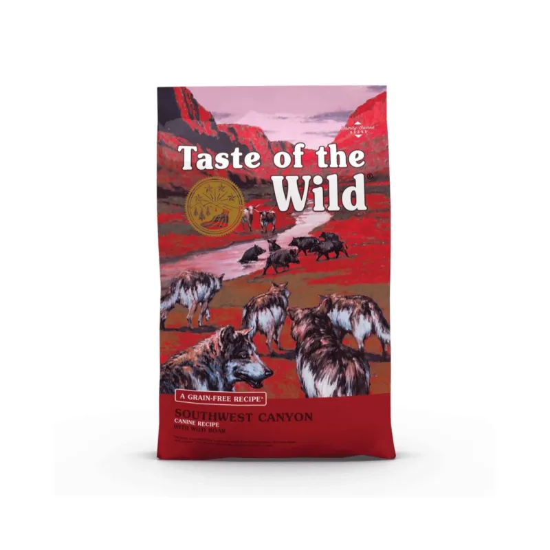 Taste of the Wild Southwest Canyon alimento seco sin cereales para perros