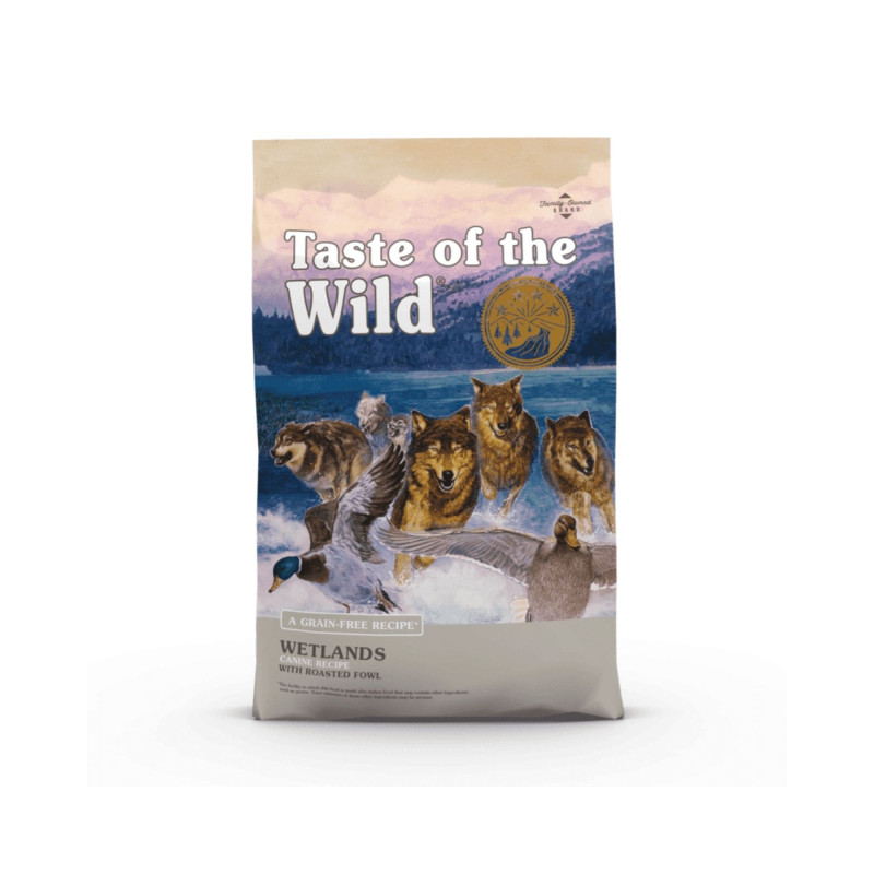 Taste of the Wild Wetlands alimento seco sin cereales para perros