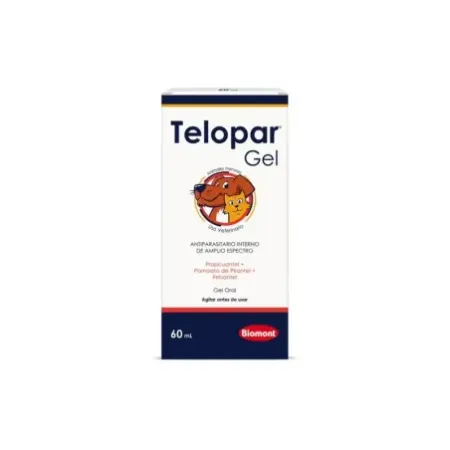 Telopar gel oral antiparasitario para perros y gatos