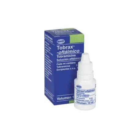 Tobrax Oftálmico colirio antibiótico para infecciones oculares en perros y gatos