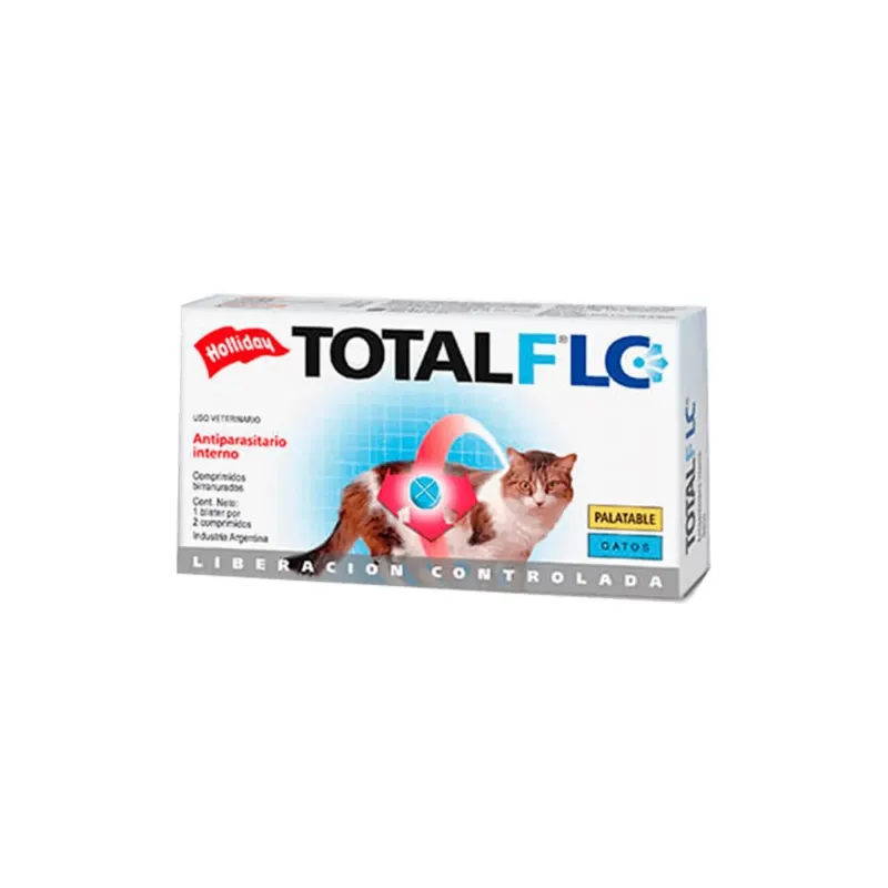 Total FLC comprimidos antiparasitarios para gatos