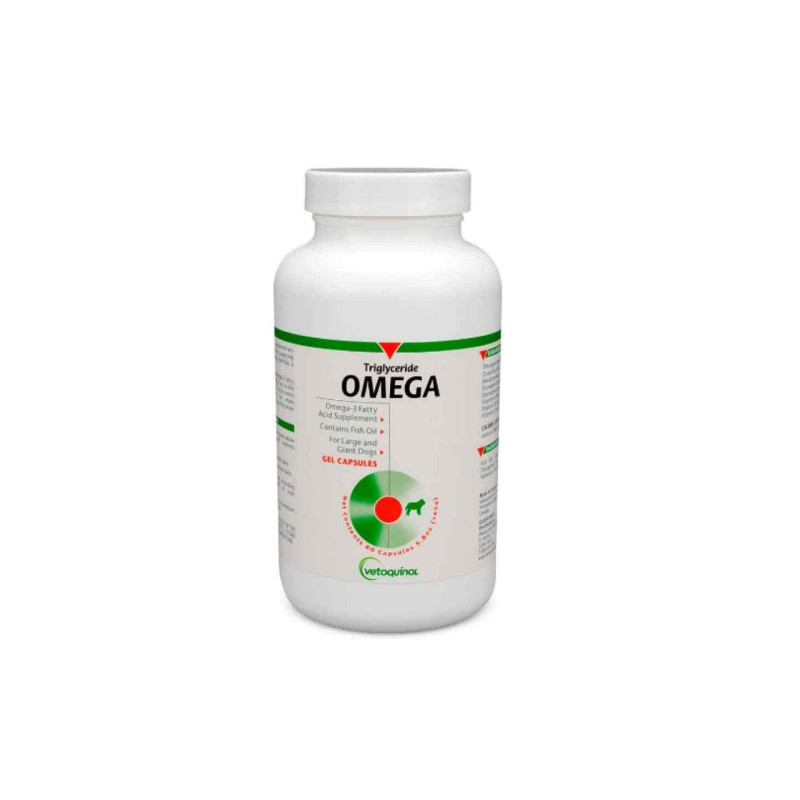 Triglyceride Omega suplemento Omega para perros grandes