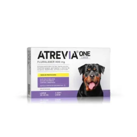 Atrevia One Large antiparasitario masticable para perros 20-40kg