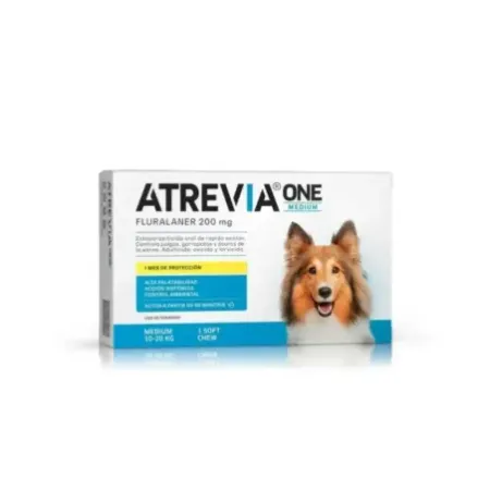 Atrevia One Medium antiparasitario masticable para perros 10-20kg