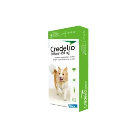 Credelio 56.25mg comprimidos antipulgas garrapatas para perros 11.1-22 kg