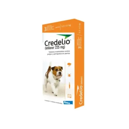 Credelio 56.25mg comprimidos antipulgas garrapatas para perros 5.6-11 kg