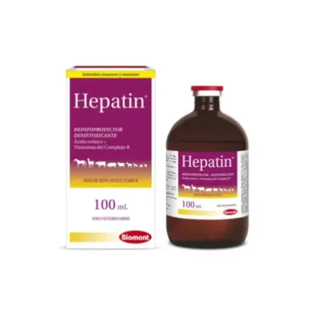 Hepatin protector estimulante hepático inyectable u oral