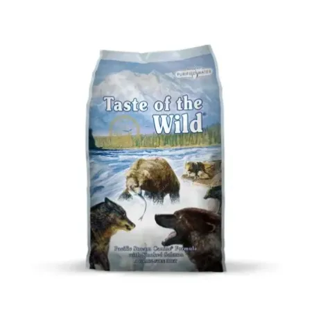 Taste of the Wild Pacific Stream alimento seco sin cereales para perros adultos