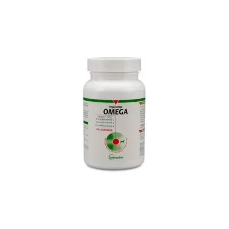Triglyceride Omega suplemento Omega para perros medianos